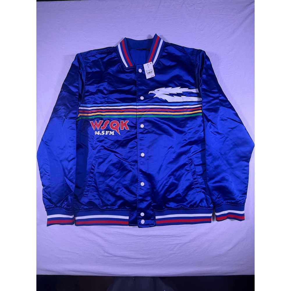 Netflix Stranger Things Bomber Jacket   X-Large Blue NEW WSQK 94.5 FM Varsity